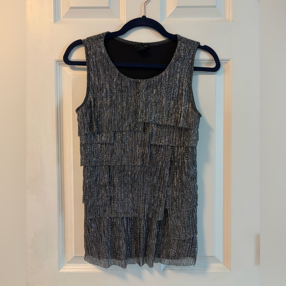 Nue Options Metallic Top W/ Silver Trim